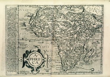 Matthias Quaden’s Aphrica Map- 1600 AD